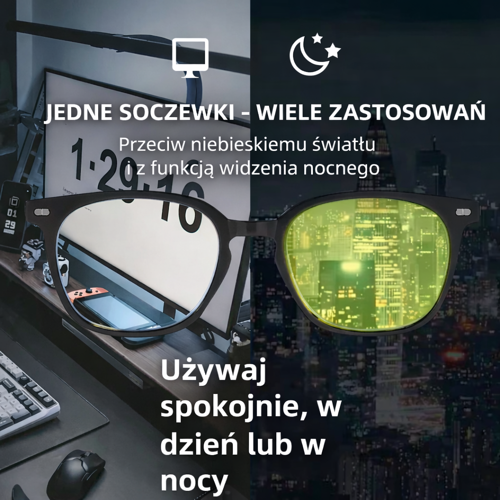 Noctivia™ Okulary Blokujące Niebieskie Światło
